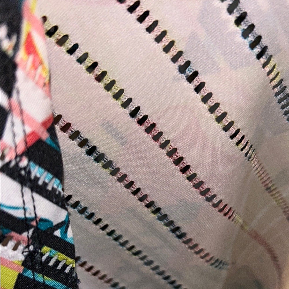 🦋Material Girl Multicolor Geometric High Low Dress - Picture 6 of 15